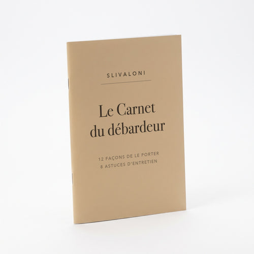 Le Carnet du débardeur Slivaloni — guide de 10 pages, 12 façons de le porter et 8 astuces d'entretien