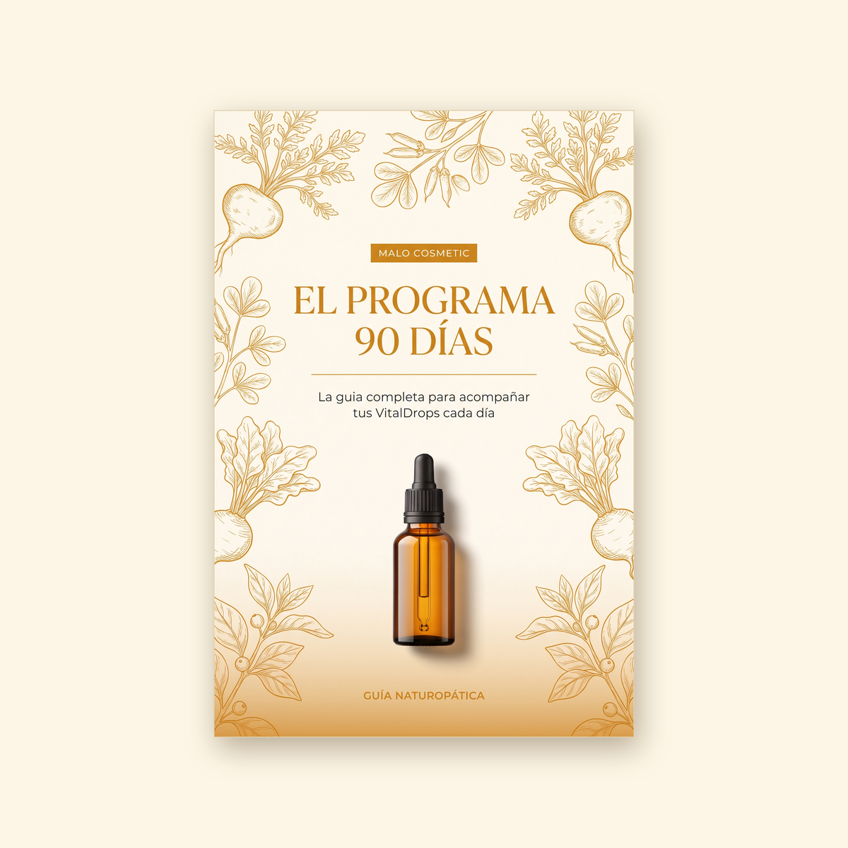 Portada de la guía El Programa 90 Días de Malo Cosmetic