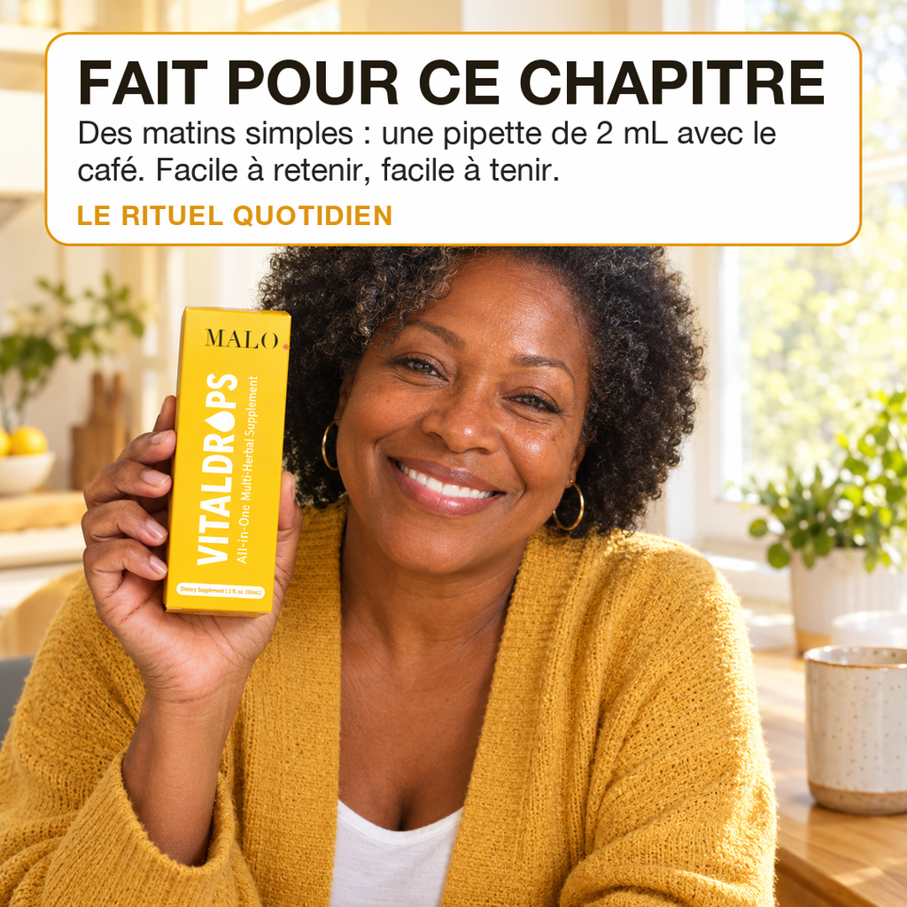 Fait pour ce chapitre — le rituel quotidien