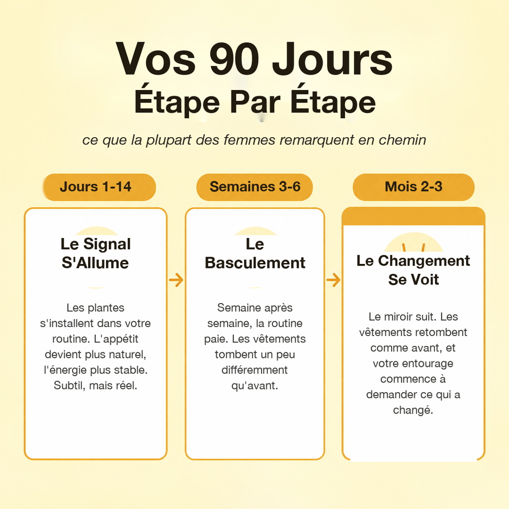 Vos 90 jours étape par étape