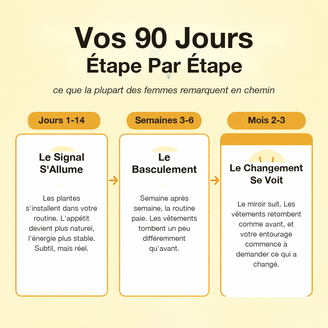 Vos 90 jours étape par étape