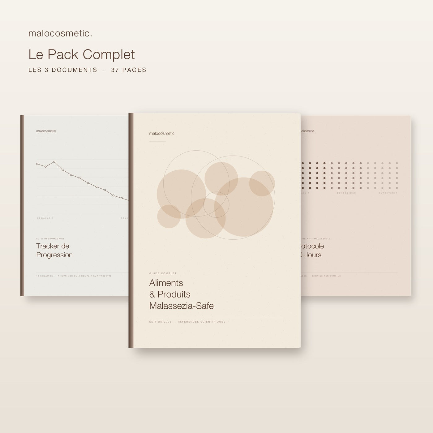Pack Complet malocosmetic - les 3 documents, 37 pages