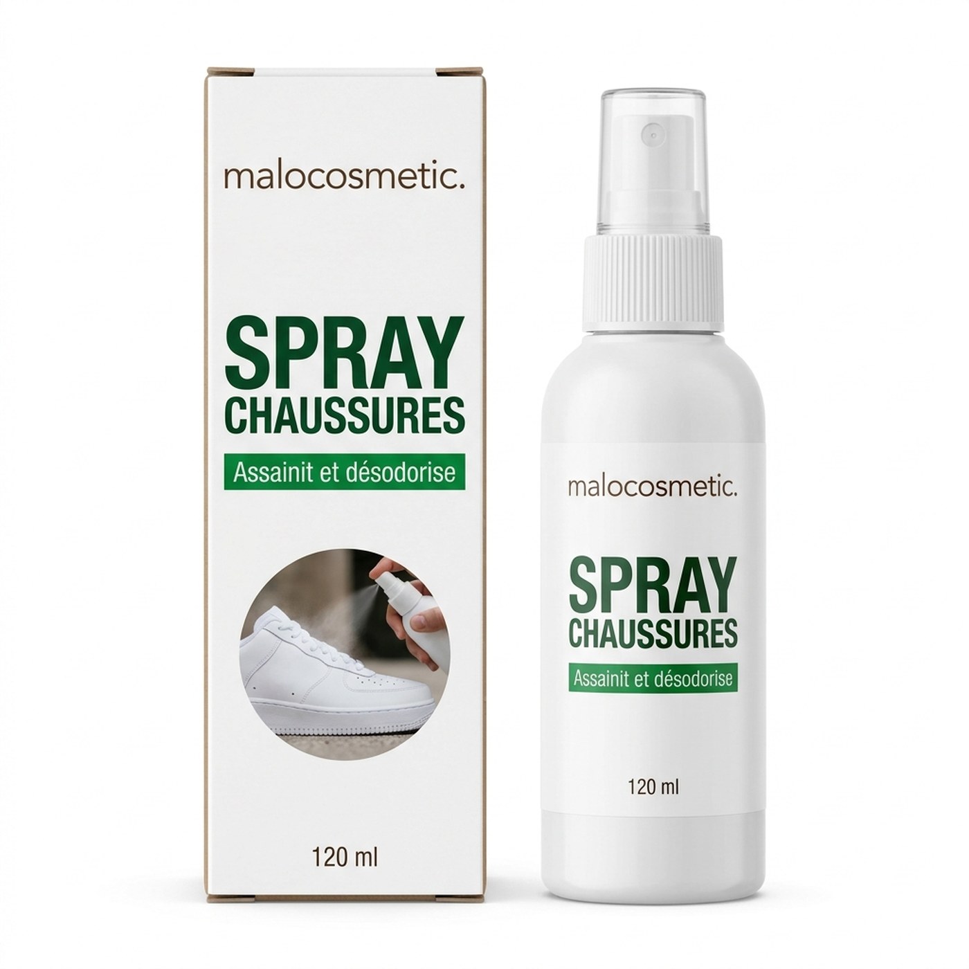 Spray Chaussures malocosmetic 120 ml